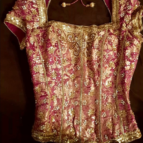 Dresses | Indian Bridal Corset Lengha Wedding Swarovski Crystals | Poshmark
